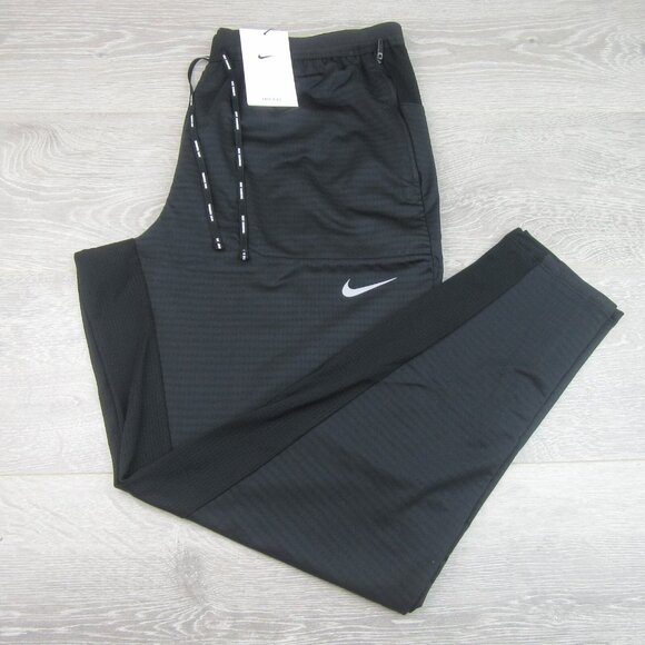 Nike Phenom Elite Running Gym Pants Men's Size Medium Black NEW - Picture 4 of 16